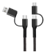 JLC Type C to Type C Cable with Micro USB Adapters