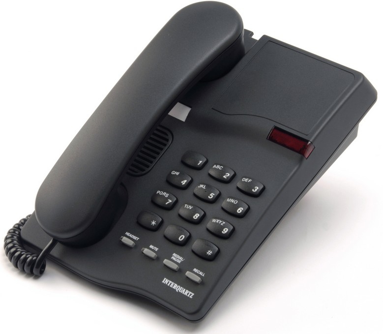 Image of Interquartz 9330B4 telephone Black
