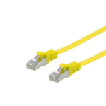 Equip Cat.6A U/FTP Flat Patch Cable, 2.0m, Yellow