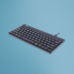 R-Go Tools Compact Break Ergonomic keyboard R-Go , compact keyboard with break software, QWERTY (US), wired, black
