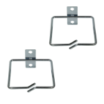 LogiLink 19" Cable management ring 80 x 80 mm, steel, 2 pcs.