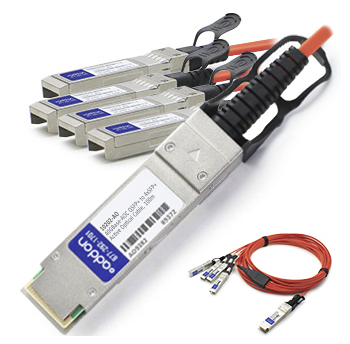 Image of AddOn Networks QSFP-4X10G-AOC3M-AO InfiniBand cable 3 m QSFP+ 4xSFP+