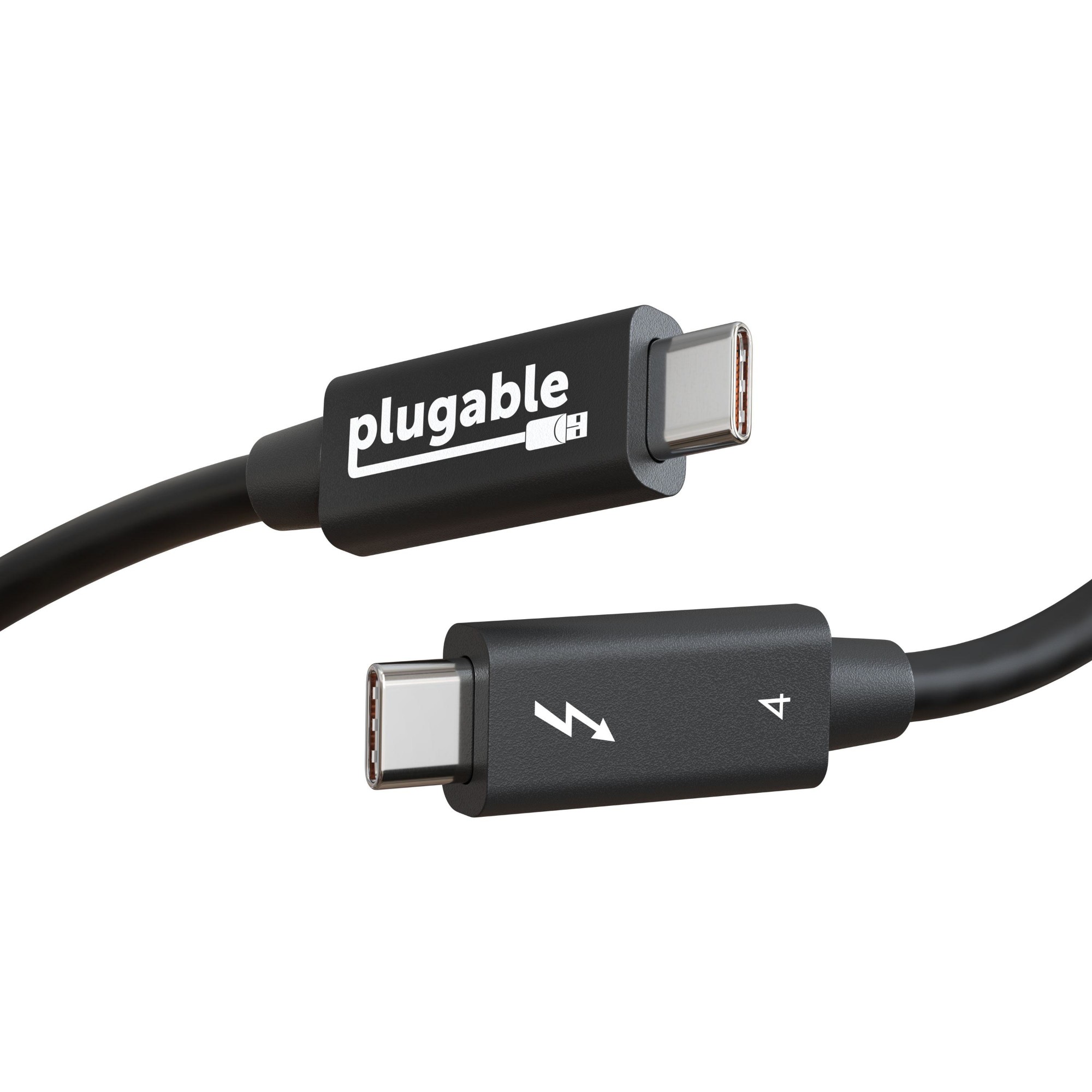 TBT4-40G2M PLUGABLE TECHNOLOGIES PLUGABLE THUNDERBOLT 4 CABLE  THUNDERBOLT CERTIFIED  2M/6.6FT, 100W CHARGING, SI