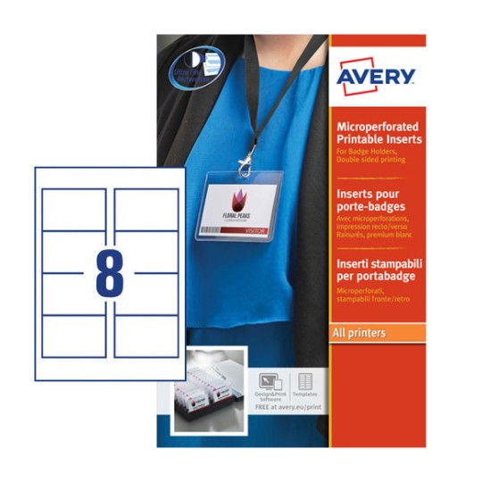 Image of Avery LR7159-15 printing paper A4 (210x297 mm) Matt 25 sheets White