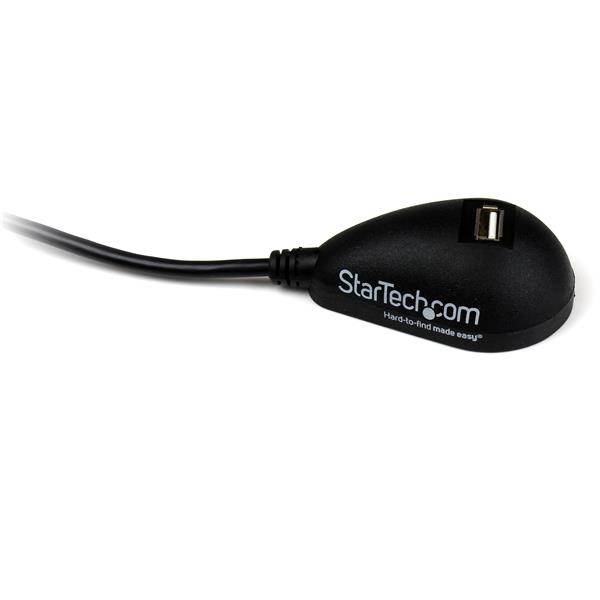 StarTech.com 5ft Desktop USB Extension Cable - A Male to A Female