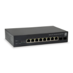 LevelOne 10-Port Web Smart Gigabit PoE Switch, 8 PoE Outputs, 2 x Gigabit SFP, 70W