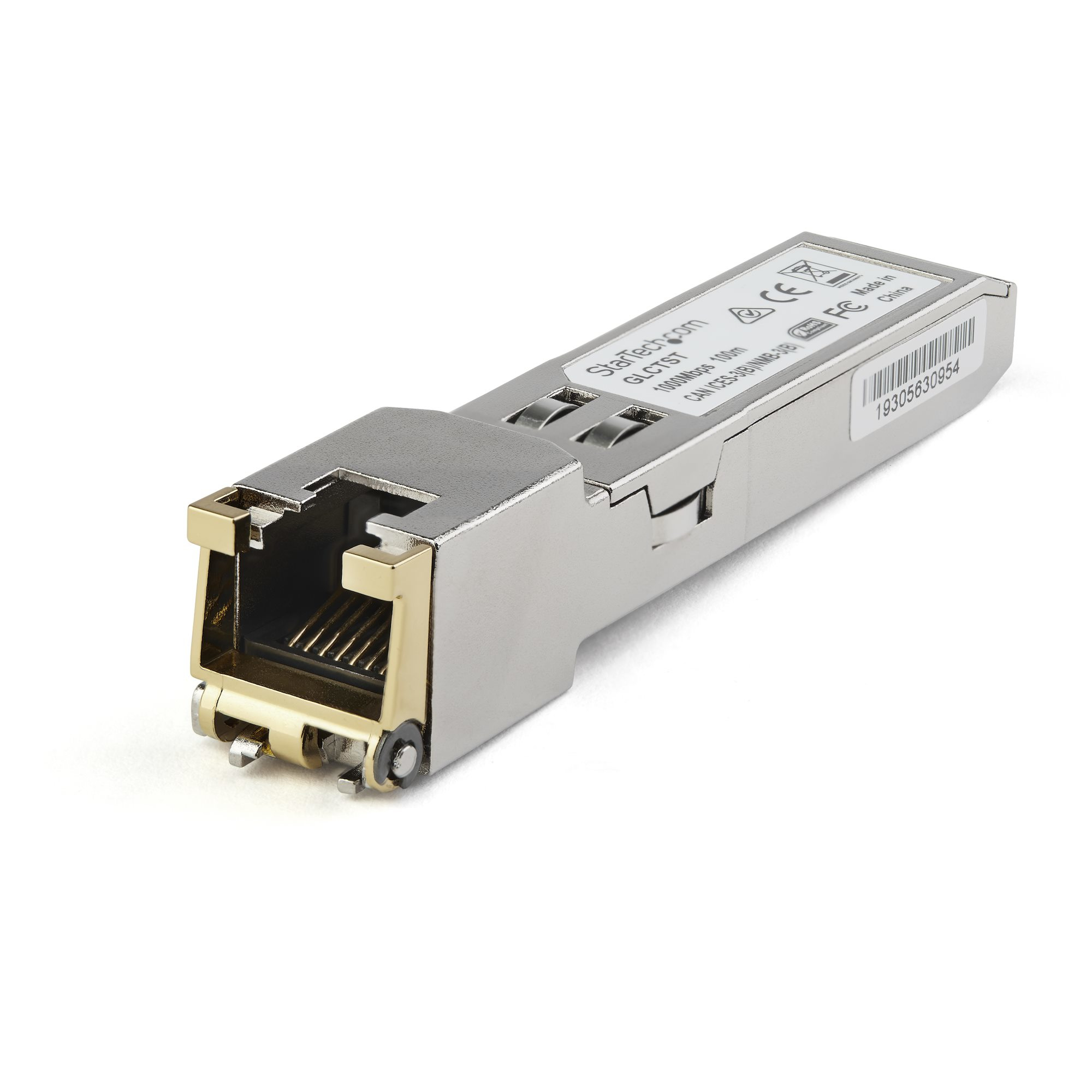 Image of StarTech.com Juniper SFP-1GE-T Compatible SFP Module - 1000BASE-T...