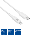 ACT AC3015 lightning cable 2 m White