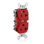 Leviton 8300-R socket-outlet NEMA 5-20R Red