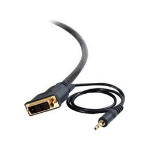 Cisco VGA-DVI + 3.5mm, 6 m 236.2" (6 m) VGA (D-Sub) + 3.5mm DVI-D Black