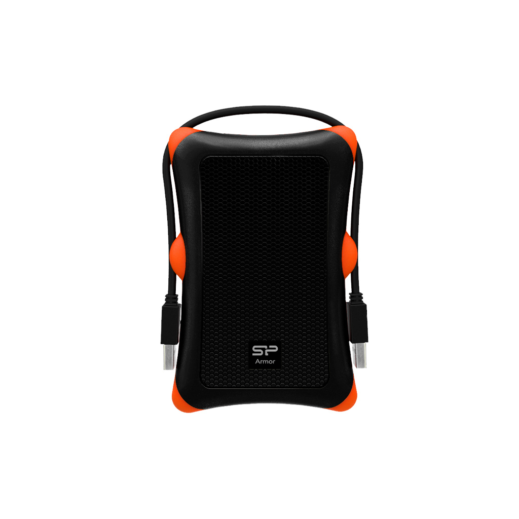 Image of Silicon Power Armor A30 HDD/SSD enclosure Black, Orange
