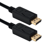 QVS DP8-06 DisplayPort cable 70.9" (1.8 m) Black
