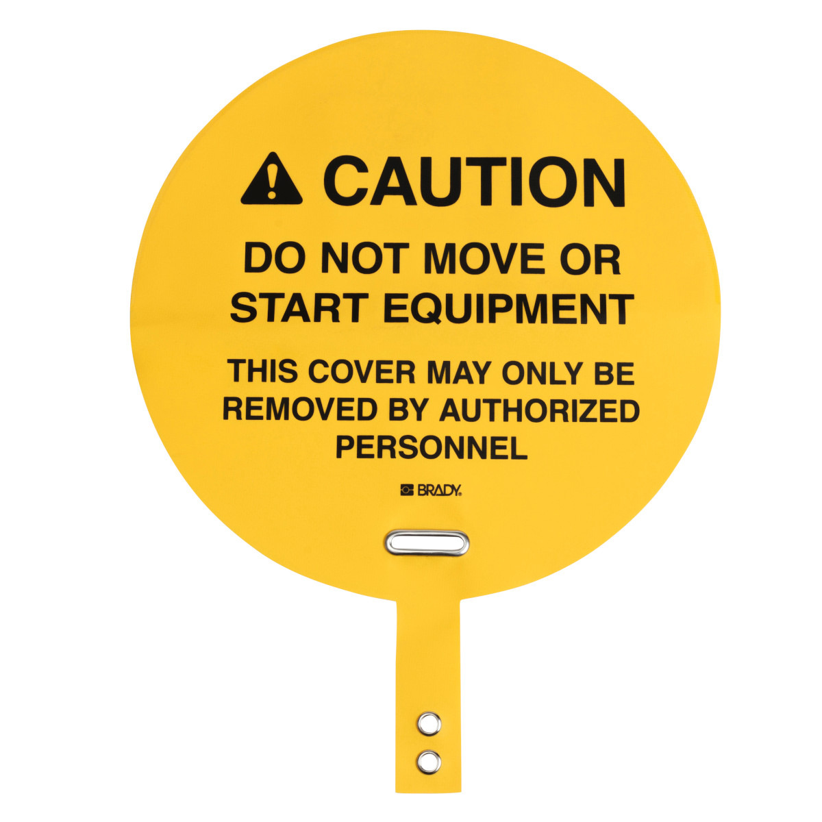 Brady Self-Adhesive Fork Lift Hazard Hazard Warning Sign (English)