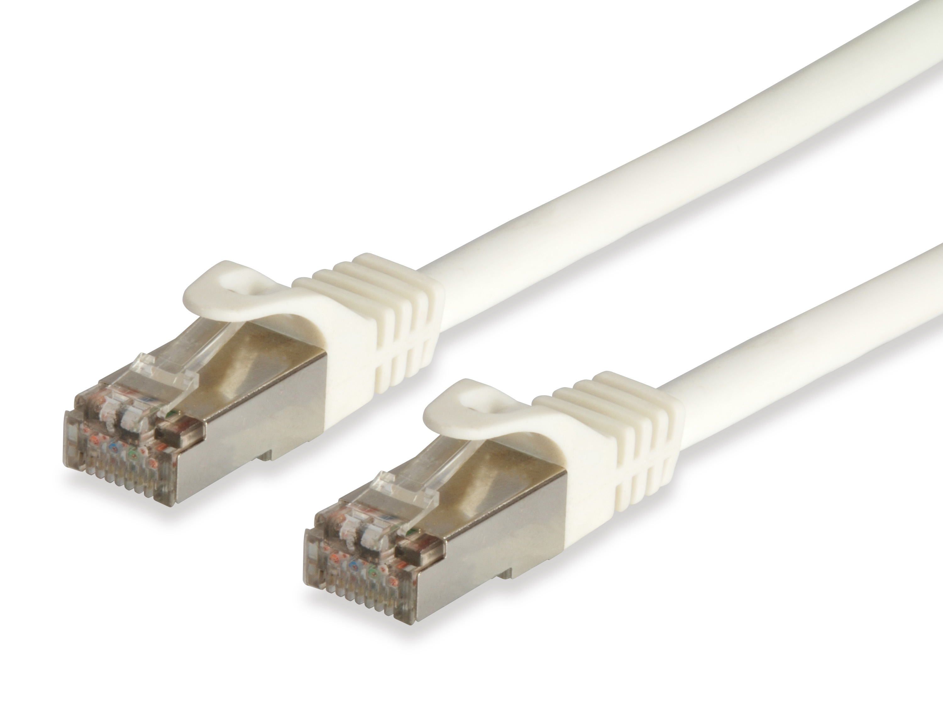 Image of Equip Cat.6A Pro S/FTP Patch Cable, 2m, White
