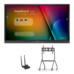 Viewsonic IFP8650-E4 interactive whiteboard 86" 3840 x 2160 pixels Touchscreen Black