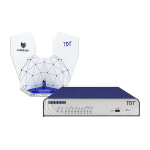 TDT NG2000-D 5G draadloze router 2.5 Gigabit Ethernet Grijs, Blauw