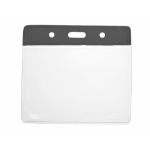 Digital ID Vinyl Black Top Card Holders - 91x65mm (Pack of 100)