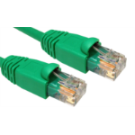 Cables Direct 2m Snagless Cat5e networking cable Green