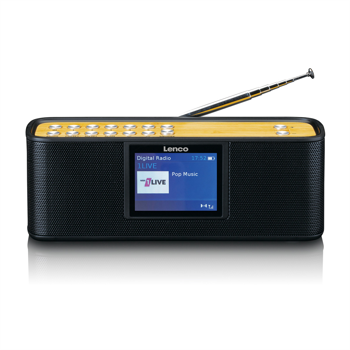 Image of Lenco PDR-045BK DAB+-Radio mit Bluetooth 5.0 schwarz