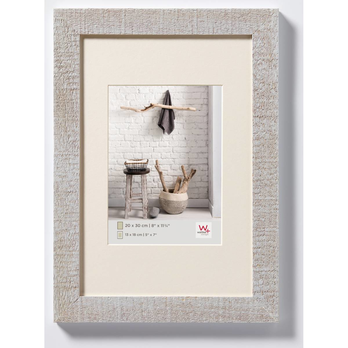 Image of walther design HO040X - Wood - Gray - Single picture frame - 20 x...