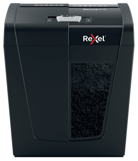 Image of Rexel Secure X10 paper shredder Cross shredding 70 dB Black
