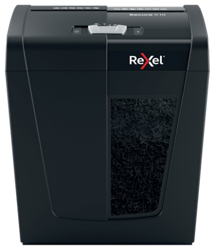 Rexel Secure X10 paper shredder Cross shredding 70 dB Black