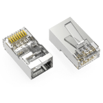 Axiom RJ45C6SF100-AX wire connector RJ-45 Silver