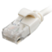 Cablenet 0.5m Cat6 RJ45 White U/UTP LSOH 30AWG Slim Snagless Booted Patch Lead