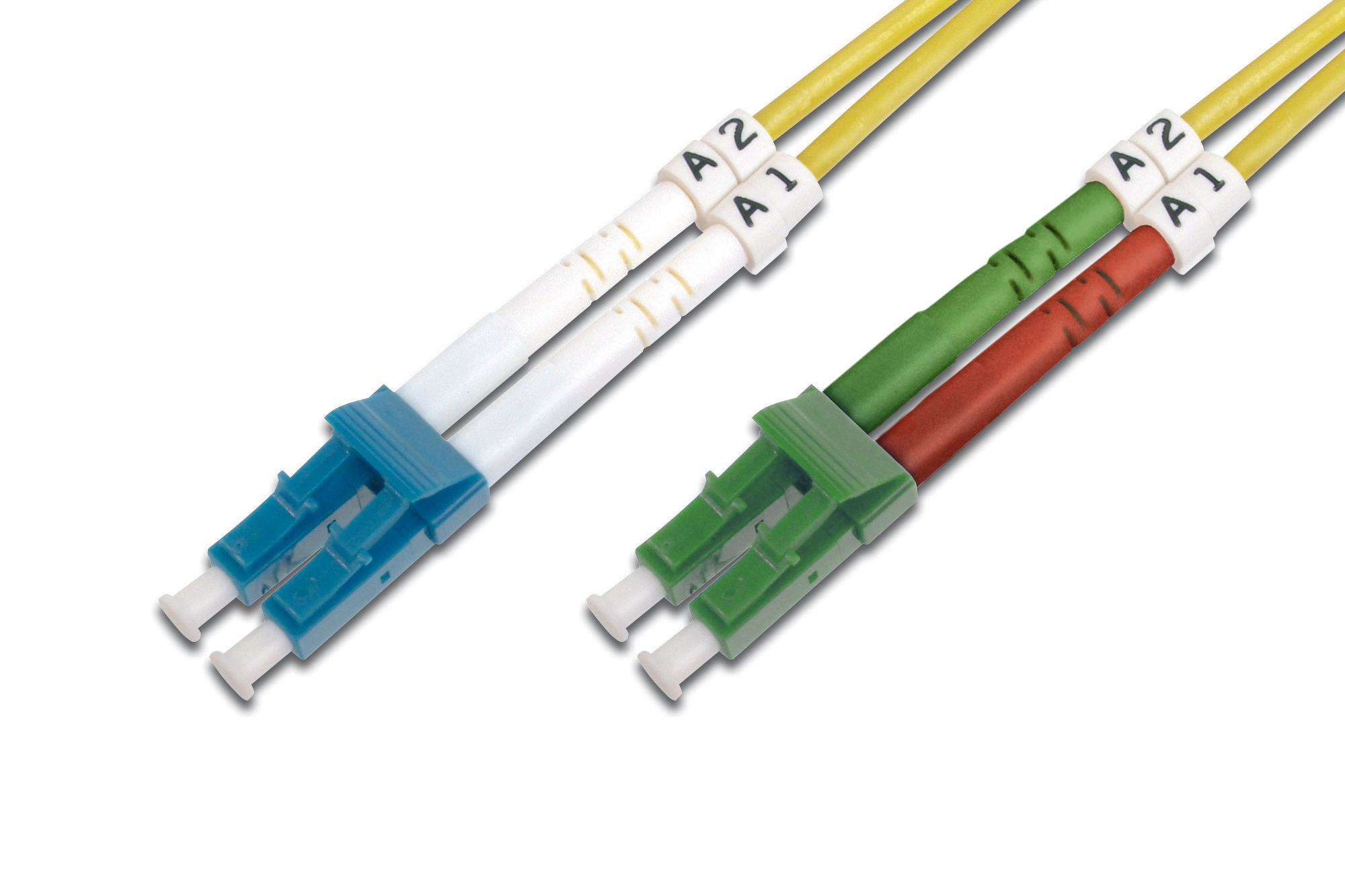 Image of Digitus Fiber Optic Singlemode Patch Cord, LC (APC) / LC