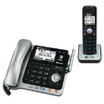 AT&T TL86109 telephone Analog/DECT telephone Caller ID Black, Silver