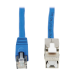 Tripp Lite N237-F18N-WHSH networking cable Blue 18" (0.457 m) Cat6 U/UTP (UTP)