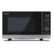 Sharp YCPS204AES microwave Black, Silver Solo microwave Countertop 20 L 700 W
