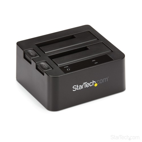 StarTech.com Dual-Bay USB 3.1 to SATA Hard Drive Docking Station, USB 3.1 (10 Gbps) Hard Drive Dock, External 2.5/3.5