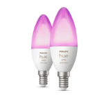 Philips by Signify Philips Hue White and colour ambience Candle - E14 smart bulb - (2-pack)
