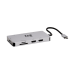 Tripp Lite U442-DOCK8G-GG laptop dock & poortreplicator Bedraad USB 3.2 Gen 1 (3.1 Gen 1) Type-C Zwart, Grijs