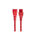 Monoprice 33652 power cable Red 35.8" (0.91 m) C14 coupler C15 coupler