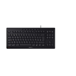 CHERRY STREAM KEYBOARD TKL clavier Universel USB AZERTY Belge Noir