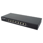 Intellinet 8-Port Gigabit Ethernet PoE+ Switch with PoE Passthrough, 1x Ultra PoE++ IEEE 802.3bt (4PPoE) PD PoE Port with 90 W Power Input, 7x PSE PoE Ports, PoE Power Budget up to 85W, IEEE 802.3at/af Compliant, Rackmount