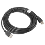 Lanberg CA-USBE-10CC-0050-BK USB cable USB 2.0 5 m USB A 0.48 Gbit/s Black