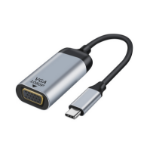 Astrotek AT-USBCVGA-MF15 video cable adapter 0.15 m VGA (D-Sub) USB Type-C Black, Grey