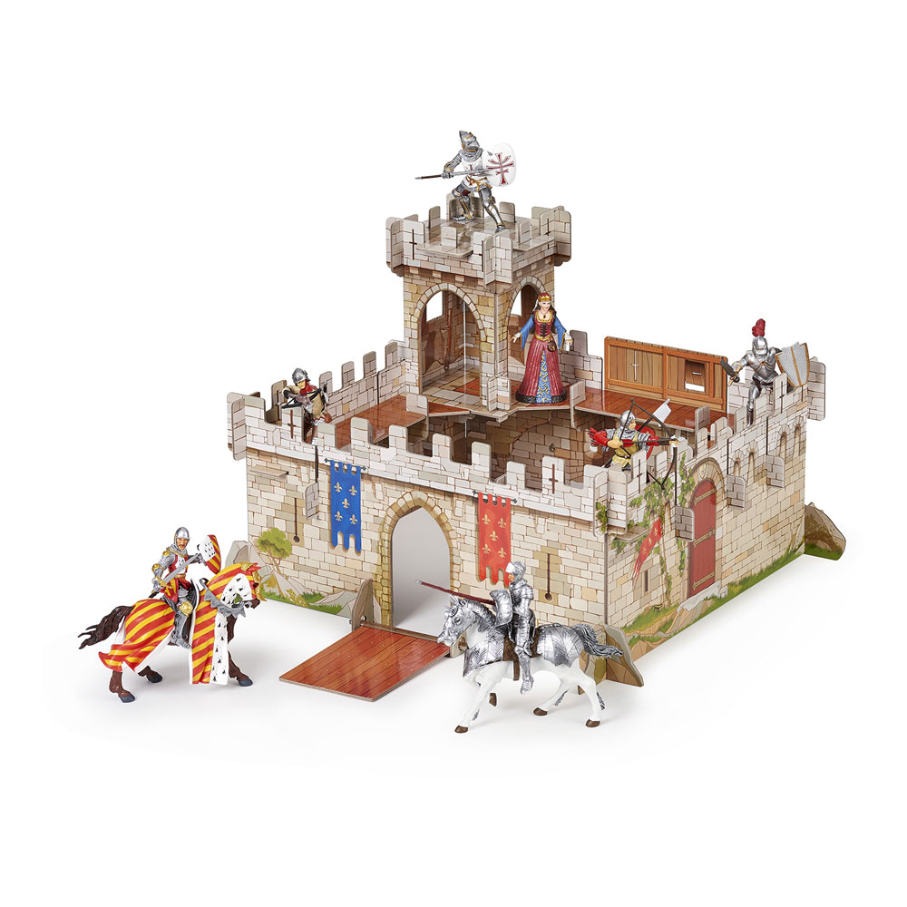  Fantasy World Castle of Prince Philip Toy Playset - Brown