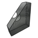 NEXTEP Revistero Nextep NE-164 de Malla Metálica color negro medidas 29cm x 25 cm x 7.5 cm -