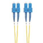 4Cabling 2m SC-SC OS1 / OS2 Singlemode Fibre Optic Cable: Yellow