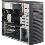 Supermicro 732D4-903B Mid-Tower 900W Black Workstation Case with 900W 80PLUS Gold Power Supply