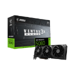 MSI VENTUS GEFORCE RTX 5080 16G 3X OC BLACK graphics card NVIDIA 16 GB GDDR7