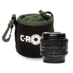 C-Rope CRP-LNB-XS-BLK-2 camera lens case/cover Black, Green Fleece, Neoprene Pouch case