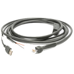Image of Zebra 4 pin USB Type A USB cable 2.7 m USB A Grey