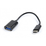 Gembird A-OTG-CMAF2-01 USB cable 0.2 m USB C USB A Black