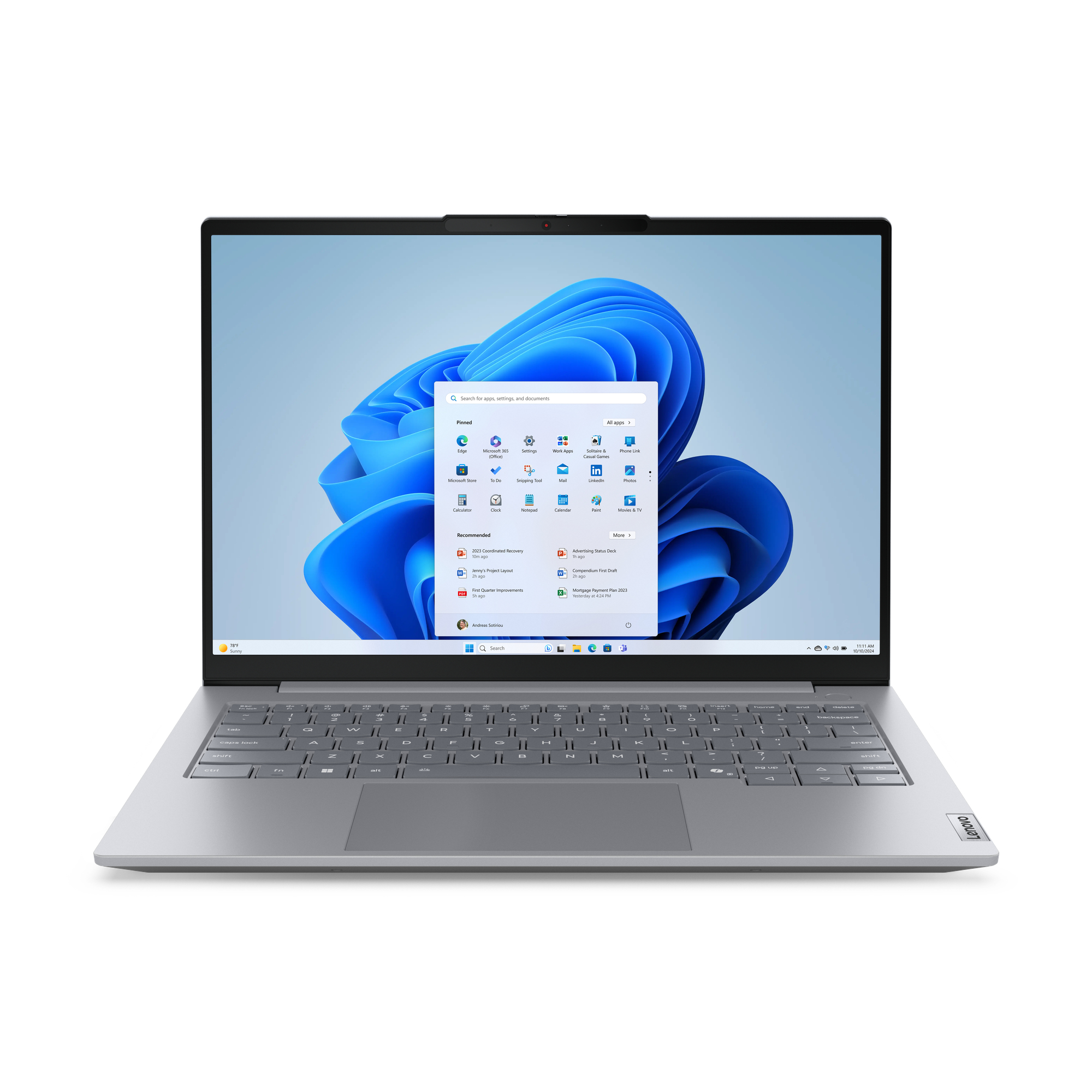 21SJ007SGE LENOVO ThinkBook 14 G8 Intel Core Ultra 7 255H 35.56cm 14Zoll WUXGA 32GB 1TB SSD UMA W11P No WWAN Arctic Grey ToPSeller