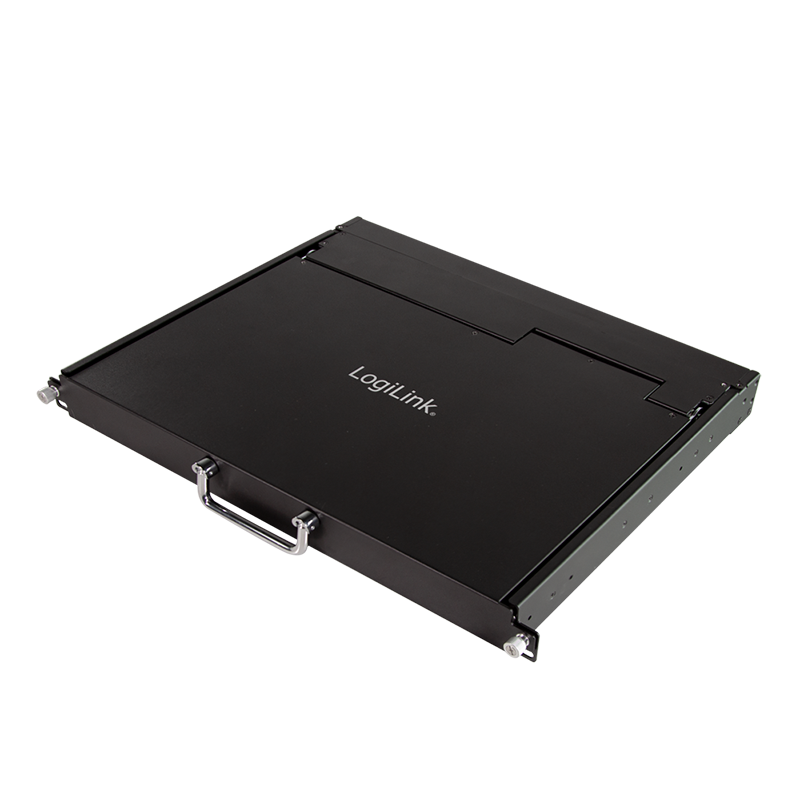 LogiLink KVM Console 1-port, with 17" LCD Screen, VGA, ultra short depth (DE)